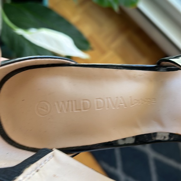 WILD DIVA black heels size 7 - Picture 8 of 10
